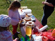 Čarodějnické odpoledne s rodiči na školní zahradě